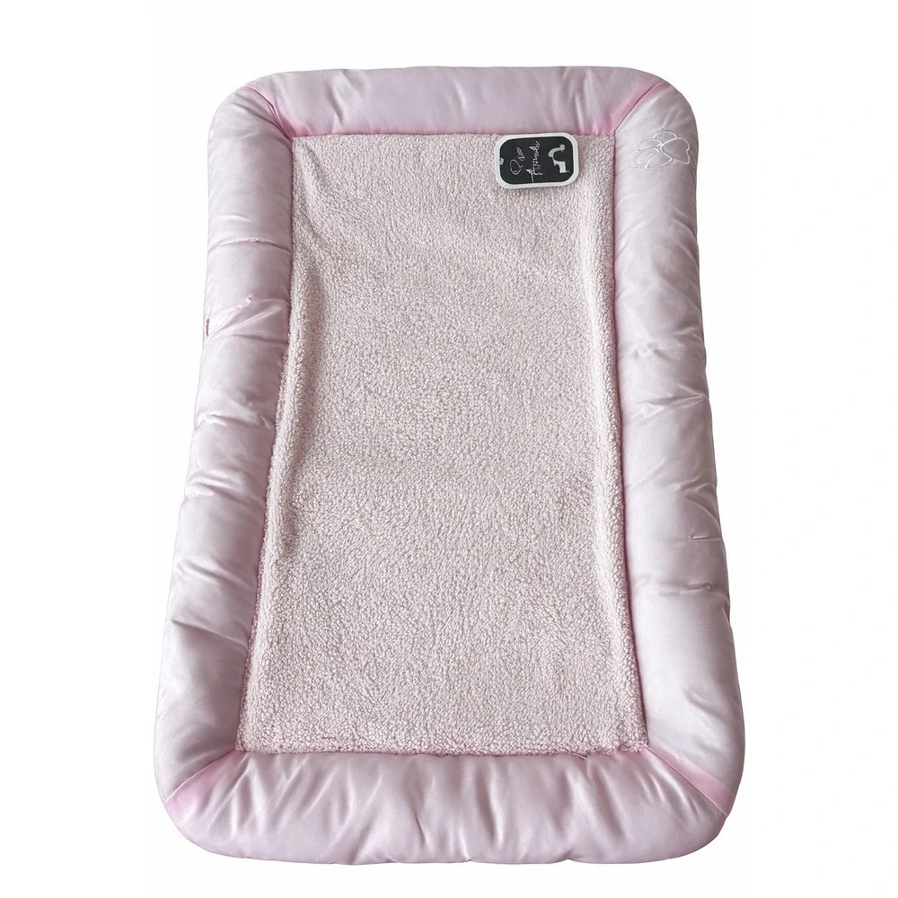 Petmate® Pooch Pet Bolster Mat Pink 36 x 23 Anti-Skid Pet Bed Mat Pad NEW